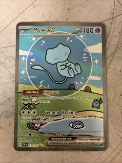 Pokemon TCG Bubble Mew EX 232/091 Paldean Fates Special Illustration - Image 1