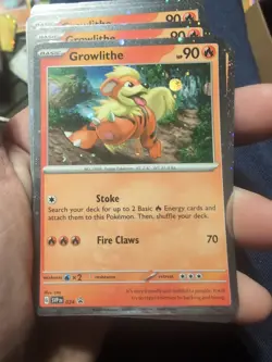 30 Growlithe Holo Black Star Promo - SVP024 - Scarlet & Violet Pokemon - Image 1