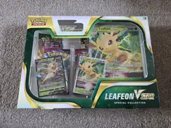 Pokemon TCG Leafeon VSTAR Special Collection Box Sealed (Damaged Box) - Image 1
