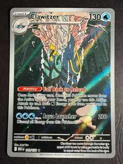 Clawitzer Illustration Rare 141/132 Pokemon Mega Evolution Base Near Mint - Image 1