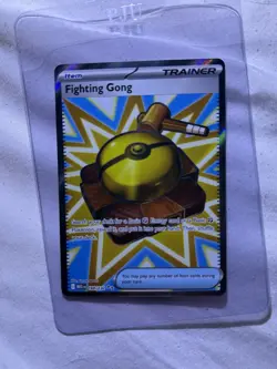 Pokemon Fighting Gong Ultra Rare Holo Me01: Mega Evolution Trainer-Item 168/132 - Image 1