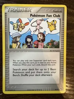 Pokemon Fan Club 9/17 POP Series 4 Regular NM Pokemon TCG 2006 - Image 1