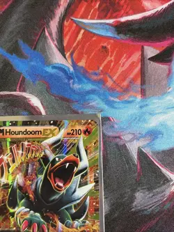M Houndoom EX 22/162 Ultra Rare Pokemon XY BREAKthrough NM - Image 4