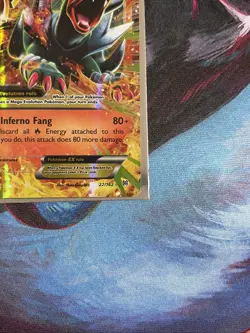 M Houndoom EX 22/162 Ultra Rare Pokemon XY BREAKthrough NM - Image 5