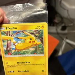 Pokemon Pikachu SM04 Holo Promo Black Star Sun & Moon Near Mint - Image 5
