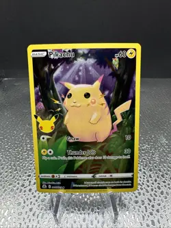 Pokemon TCG Celebrations Pikachu 5/25 Full Art Card 25th Anniversary Base Set - Image 1