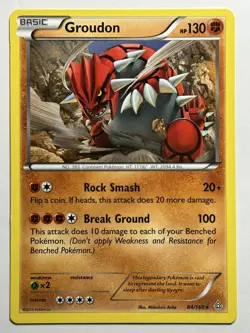 Groudon XY - Primal Clash 84/160 MP-LP Pokemon Card - Image 1