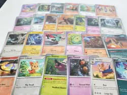 Lot of 25 Pokeball Holo Pattern Pokemon Cards From Black Bolt White Flare All NM - Image 2