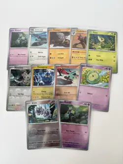 Lot of 25 Pokeball Holo Pattern Pokemon Cards From Black Bolt White Flare All NM - Image 4