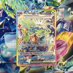Pokemon TCG Terapagos EX Prismatic Evolutions Card 169/131 Sir NM Condition - Image 1