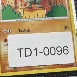 Graveler 37/99 - Arceus - Uncommon - Pokemon TCG Card - LP - Image 5