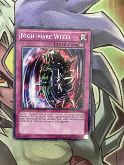 BP01-EN096 Nightmare Wheel Starfoil Rare Unlimited Edition NM Yugioh Card - Image 1