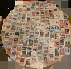 Magic the Gathering Revised and some 4th Edition 1994 – 370 Card Lot - Image 1