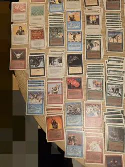 Magic the Gathering Revised and some 4th Edition 1994 – 370 Card Lot - Image 2