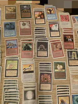 Magic the Gathering Revised and some 4th Edition 1994 – 370 Card Lot - Image 4