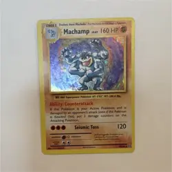 Pokemon Machamp 59/108 Evolutions Holo Rare 160 HP 120 ATK Card - Image 1