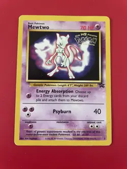 Mewtwo #3 Kids WB Movie Promo 1999 Non Holo – Heavy Play HP Pokemon Card WOTC - Image 1
