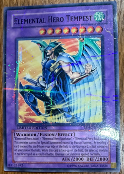 Elemental Hero Tempest MF02-EN003 Limited Edition Secret Rare Yu-Gi-Oh Card NM - Image 1