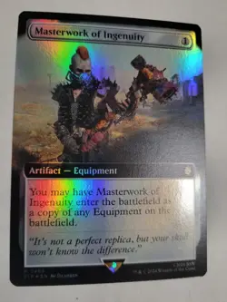 MTG MASTERWORK OF INGENUITY FOIL FULL ART EX-MINT FREE SHIP!! - Image 1