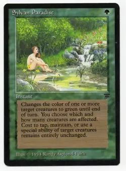 Sylvan Paradise, Legends Regular, Green Instant, EX/NM, Randy Asplund-Faith - Image 1