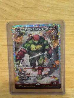 Raphael, the Nightwatcher (Showcase) (Fracture Foil) Teenage Mutant Ninja Turtle - Image 1