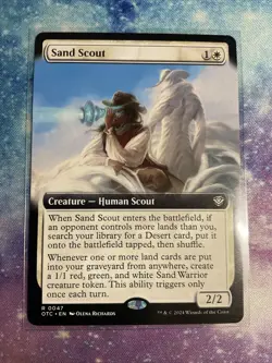 Sand Scout Extended Art Commander: Outlaws of Thunder Junction #47 Rare - Image 1