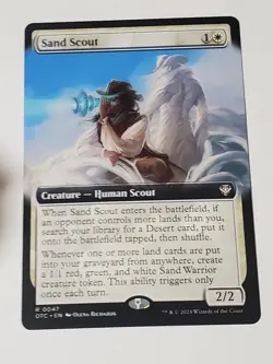 MTG - Sand Scout (Extended Art) - Commander: Outlaws of Thunder Junction = - Image 1
