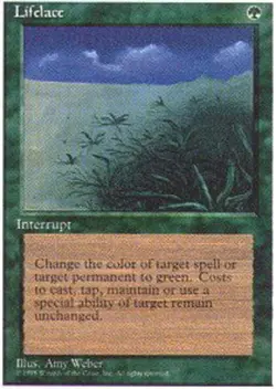 4x Lifelace ~ Lightly Played 4th Edition Fourth MTG Magic x4 4 UltimateMTG Plays - Image 1