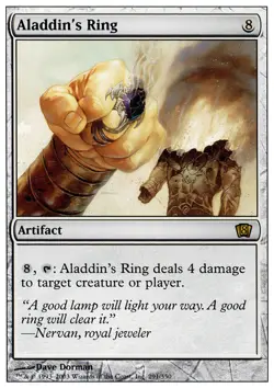 4x Aladdin's Ring ~ Lightly Played 8th Edition Eighth MTG Magic x4 4 UltimateMTG - Image 1