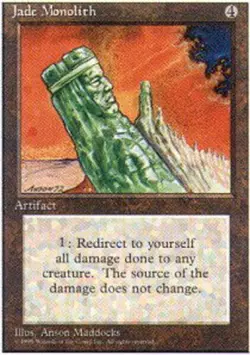 4x Jade Monolith ~ Lightly Played 4th Edition Fourth MTG Magic x4 4 UltimateMTG - Image 1