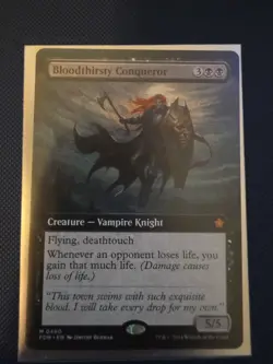 Bloodthirsty Conqueror (Extended Art) Foundations Regular - Image 1