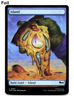 x4 Island (Foil) 0254 TMT [Teenage Mutant Ninja Turtles] TMNT MTG - PLAYSET 💧 - Image 4
