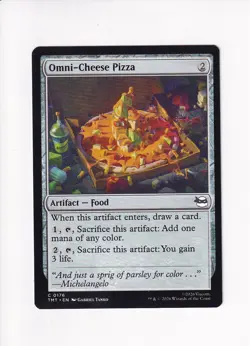 MAGIC THE GATHERING MTG TEENAGE MUTANT NINJA TURTLES OMNI-CHEESE PIZZA (#2) - Image 1