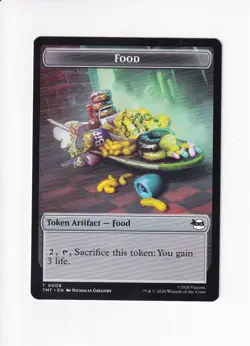MAGIC TEENAGE MUTANT NINJA TURTLES DOUBLE TOKEN FOOD / NINJA TURTLE SPIRIT (#3) - Image 1