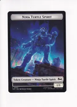 MAGIC TEENAGE MUTANT NINJA TURTLES DOUBLE TOKEN FOOD / NINJA TURTLE SPIRIT (#3) - Image 2