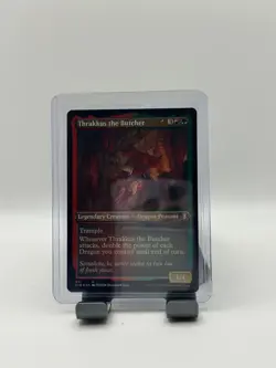 MTG, Thrakkus the Butcher $3 ORDER MIN 551 FOIL ETCHED Battle for Baldur's Gate - Image 1