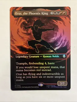 Ozai, the Phoenix King (0335) (Borderless) Avatar: The Last Airbender Foil - Image 1