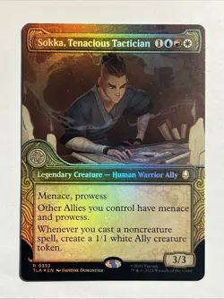Sokka, Tenacious Tactician (Showcase) Avatar: The Last Airbender Foil - Image 1