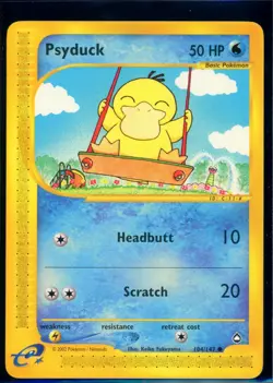 Pokemon AQUAPOLIS - #104/147 Psyduck - Nonholo - ENG - Near Mint/Mint - Image 1