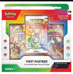 Pokemon TCG First Partner Illustration Collection Series 1 New Sealed Ships 3/20 - Image 1