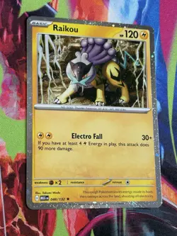 Pokemon Mega Evolution #48/132 Raikou Cosmos Holo - Image 1