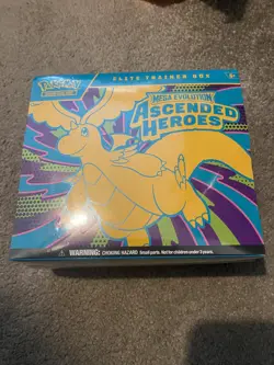Pokemon TCG: Mega Evolution—Ascended Heroes Elite Trainer Box 9 booster & promo - Image 1