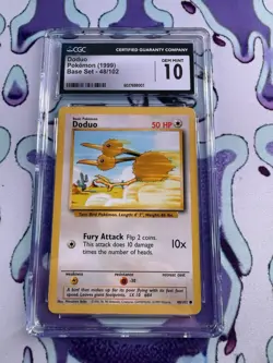 Doduo Pokemon Base Set CGC 10 Gem Mint 1999 - Image 1