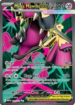 Mega Mawile ex 162/132 Mega Evolution Ultra Rare Pokemon NM - Image 1