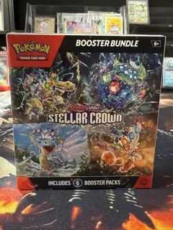 Pokemon TCG Stellar Crown Booster Bundle Factory Sealed - Image 1
