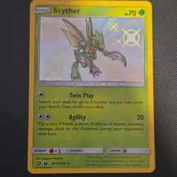 Pokemon Scyther Shiny Holo Rare SV1/SV94 Hidden Fates Shiny Vault EN - Image 1