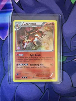 Pokemon - BW Legendary Treasures - Charizard 19/113 - COSMO HOLO Mouth Swirl - Image 1