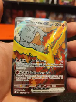 Team Rocket's Moltres ex 208/182 SV10:Destined Rivals Ultra Rare-Pokemon TCG- NM - Image 1