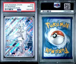 N's Reshiram #167 PSA 10 Journey Together 2025 Pokemon Illustration Rare - Image 2