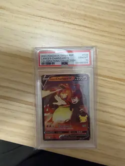 Pokemon Lance's Charizard V Promo Holo PSA 10 SWSH133 Sword & Shield English - Image 1